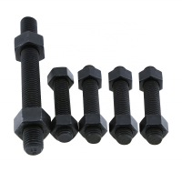 Black Carbon Steel high tensile strength grade 8.8 10.9 DIN975 DIN976 astm 193 B7 A307 threaded rod thread rod